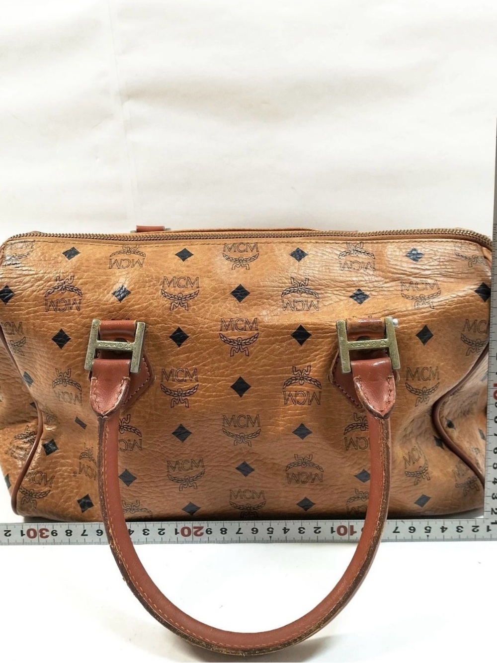MCM Handbag Brown Leather - Picture 8 of 14